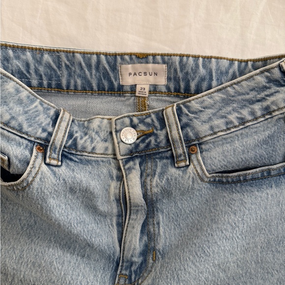 PacSun Light Blue Denim Mini Skirt - Picture 2 of 3